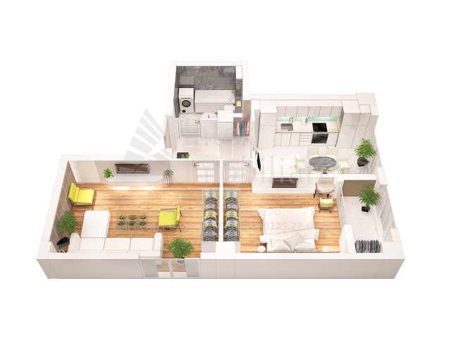 De vanzare apartament nou, 2 camere,  decomandat ,  62 mp , Frumoasa,  (Scoala 43) 149912