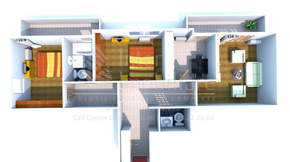 Oferta Galata apartament nou 90 mp , 3 camere, decomandat, de vanzare,  Sun City imagine 1