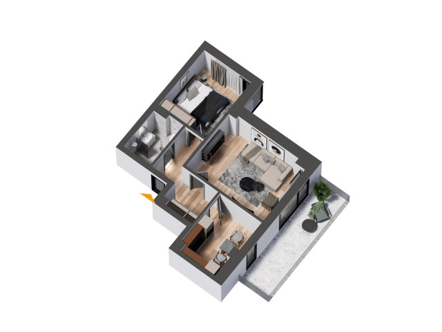Apartament nou de vanzare, 2 camere,  decomandat ,  67 mp , Nicolina,  (Rond Vechi) 158810