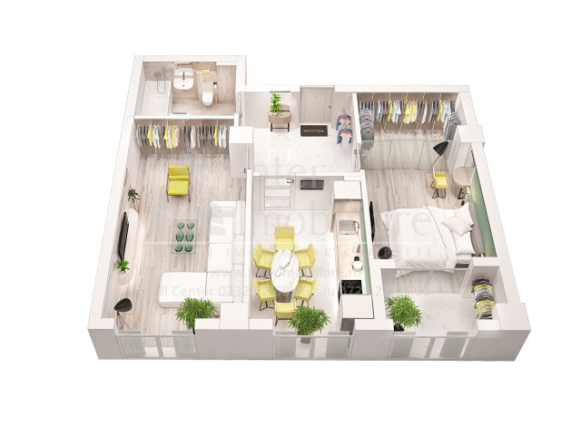 2 camere,  decomandat ,  62 mp , de vanzare apartament nou in zona Frumoasa,  (Scoala 43) 149913