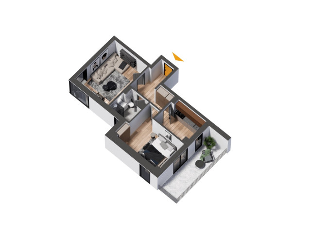 Apartament nou, 2 camere,  decomandat ,  68 mp , Nicolina, de vanzare,  (Piata CUG) 158811