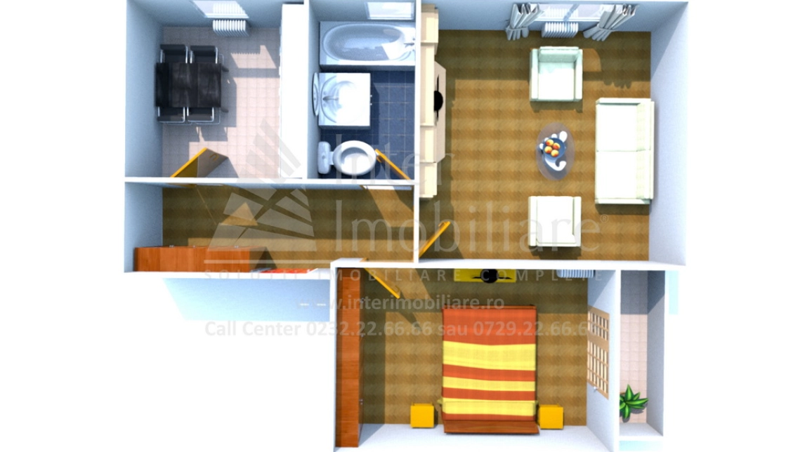 Oferta 2 camere, , 50 mp , de vanzare apartament nou in zona Galata,  Notariat Iulia Paduraru imagine 2