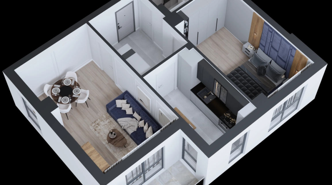 Oferta Apartament nou, 2 camere, decomandat, 58 mp , CUG, de vanzare,  Vama Tehnopolis imagine 1