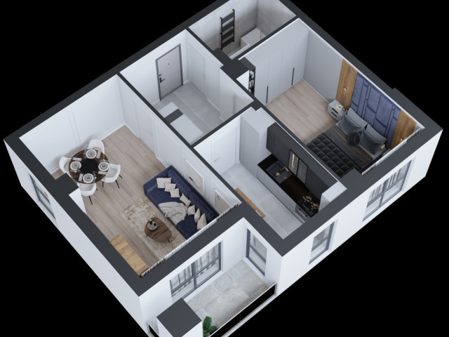 Apartament nou, 2 camere,  decomandat ,  58 mp , CUG, de vanzare,  (Vama Tehnopolis) 152246