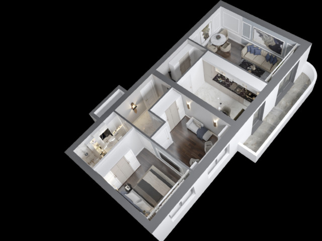 Apartament nou, 3 camere,  decomandat ,  77 mp , Nicolina, de vanzare,  (Nicolina 2- Frumoasa- Continental) 140591