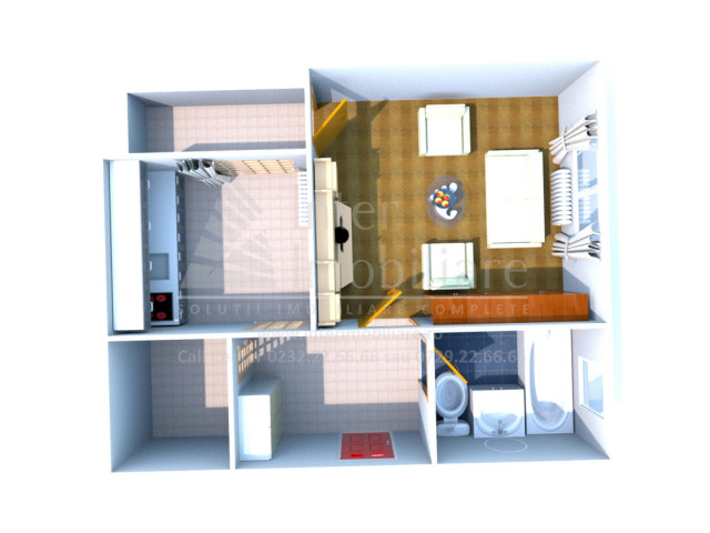 Galata apartament nou  50 mp , o camera,   , de vanzare,  (Notariat Iulia Paduraru) 158494