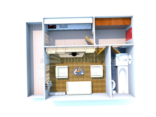 Apartament nou de vanzare, o camera,  garsoniera ,  31 mp , Galata,  (Notariat Iulia Paduraru) 158520