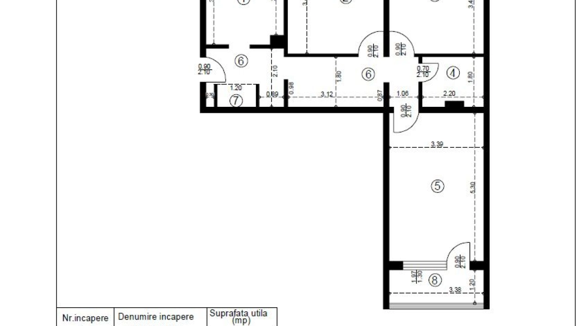 Oferta De vanzare apartament, 3 camere, decomandat, 71 mp , Alexandru cel Bun,  Alexandru cel Bun Bulevard imagine 1