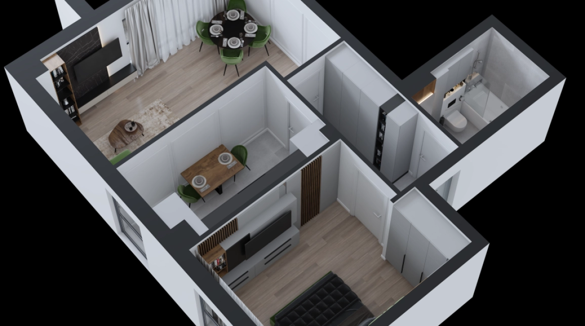Oferta De vanzare apartament nou, 2 camere, decomandat, 58 mp , CUG,  Tehnopolis imagine 6