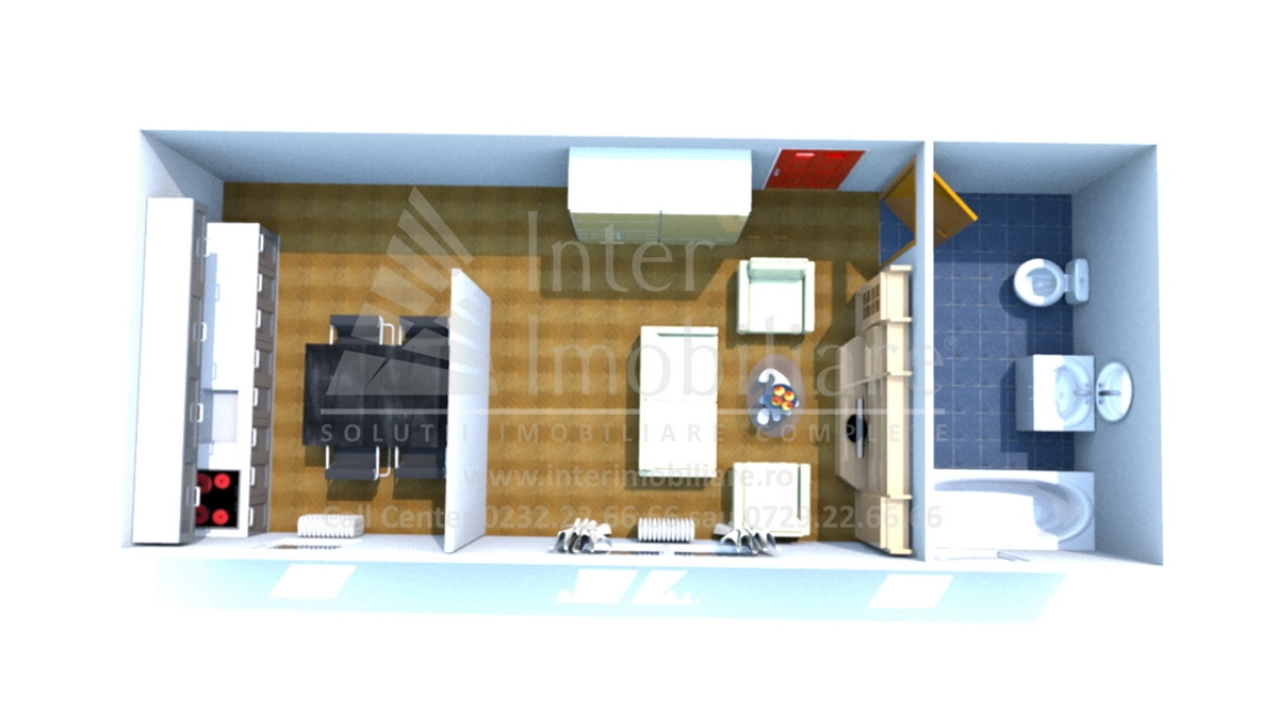 Oferta CUG apartament 48 mp , 2 camere, , de vanzare,  Lunca Cetatuii Cartier Visoianu imagine 2
