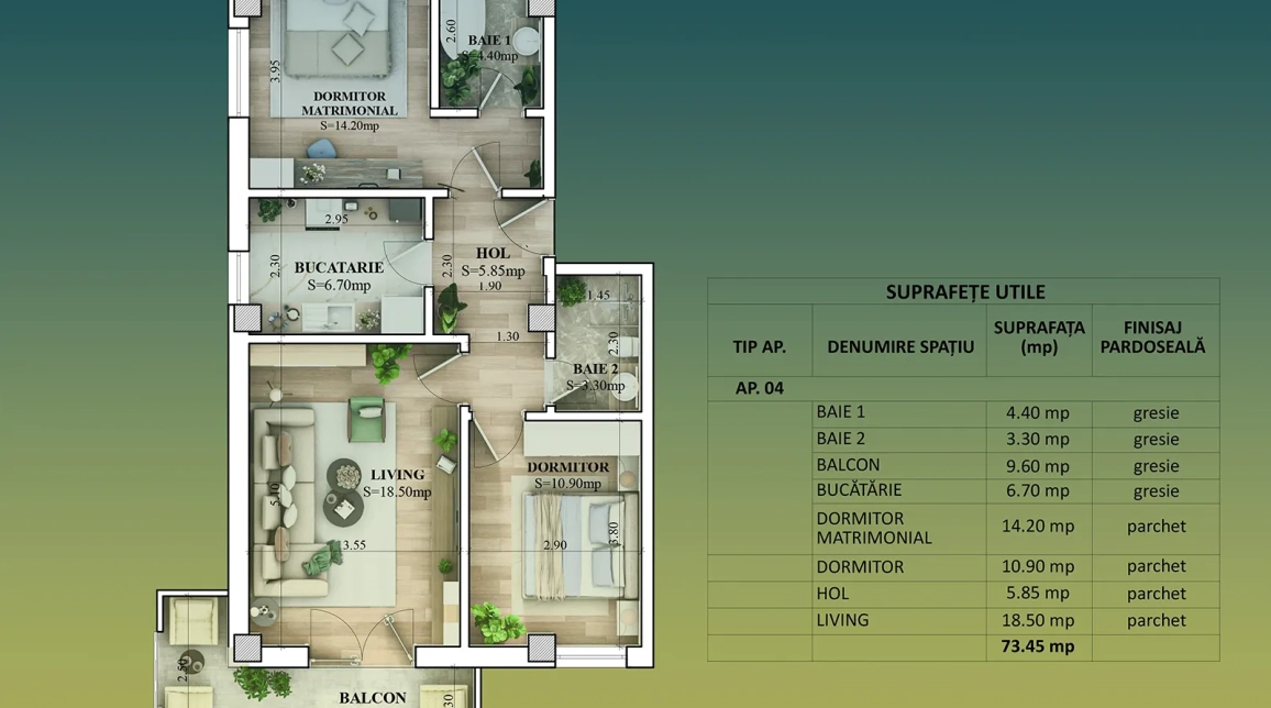 Oferta Apartament de vanzare, 3 camere, decomandat, 75 mp , Galata,  Platoul Insorit imagine 1