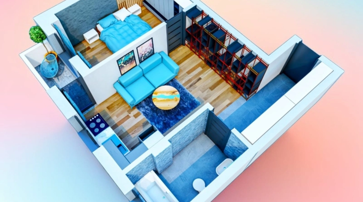 Oferta 2 camere, , 45 mp , de vanzare apartament nou in zona Bucium,  TLT Visani imagine 1