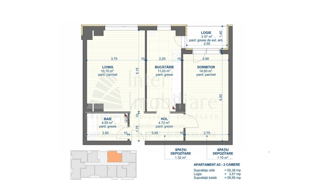 Oferta De vanzare apartament nou, 2 camere, decomandat, 59 mp , Nicolina,  Vama Tehnopolis imagine 5