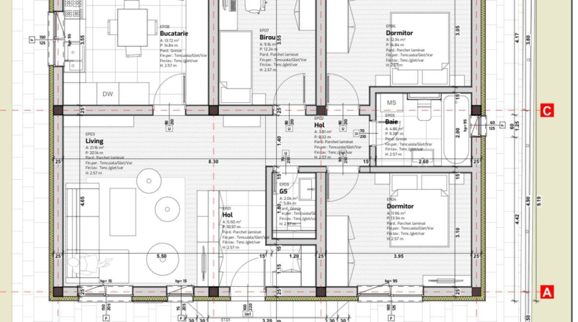 Oferta Casa, 4 camere, 90 mp , Holboca, de vanzare,  dupa primaria Holboca imagine 1