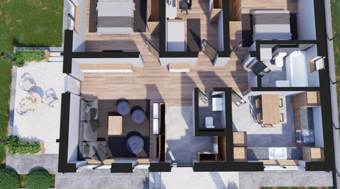 Oferta Casa, 4 camere, 90 mp , Holboca, de vanzare,  dupa primaria Holboca imagine 2