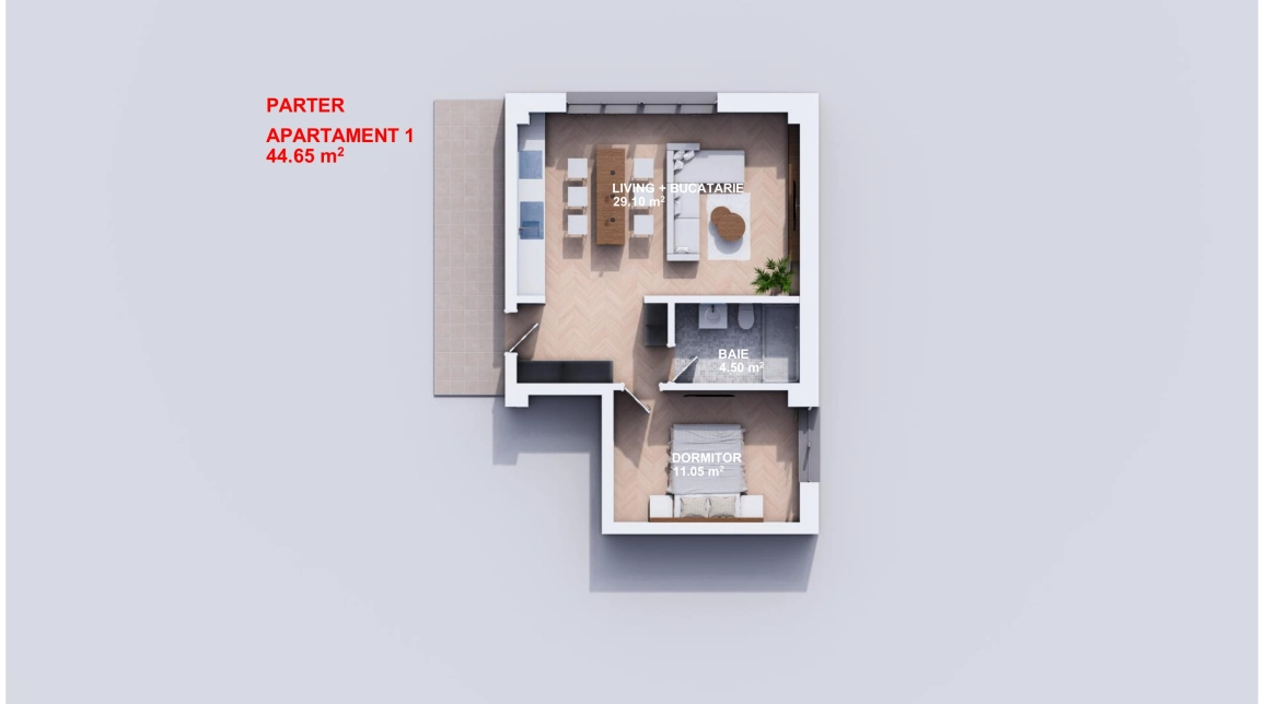 Oferta Apartament nou, 2 camere, , 45 mp , Bucium, de vanzare,  Profi Visan imagine 1