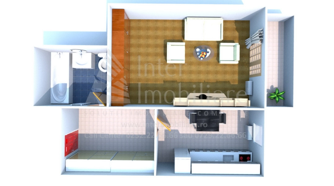Oferta Galata apartament nou 44 mp , o camera, decomandat, de vanzare,  Sun City imagine 1
