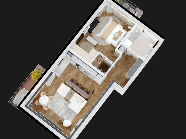 Pacurari apartament nou  80 mp , 2 camere,  decomandat , de vanzare,  (Alpha Bank) 159624