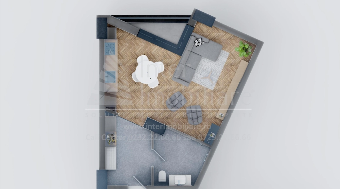 Oferta De vanzare apartament nou, o camera, decomandat, 40 mp , Tatarasi,  Lac Venetia imagine 1