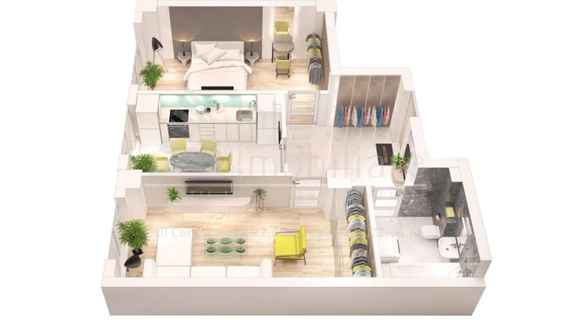 Oferta Apartament nou de vanzare, 2 camere, decomandat, 60 mp , Nicolina,  Manastirea Frumoasa imagine 5