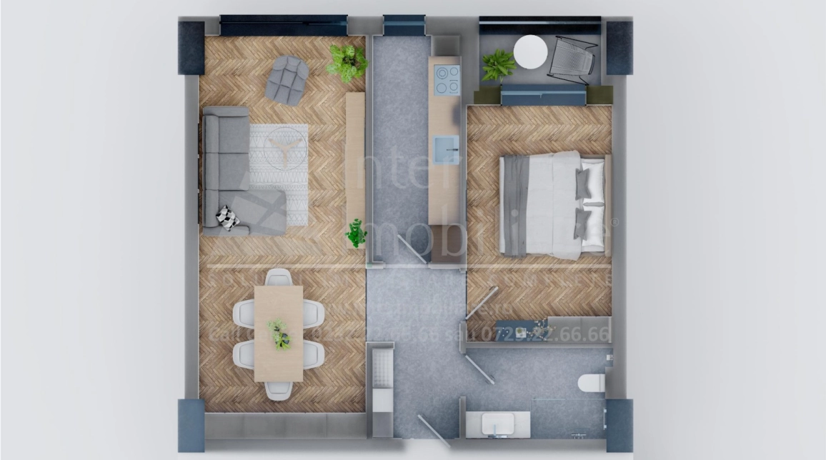 Oferta Apartament nou de vanzare, 2 camere, decomandat, 55 mp , Tatarasi,  Lac Venetia imagine 1