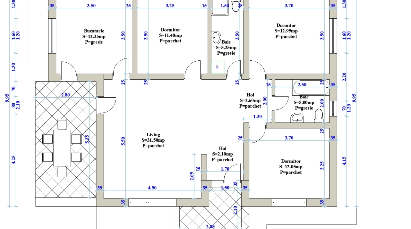 Proiect Terenuri Valea Adanca pentru construire locuinte plan parter imagine 5