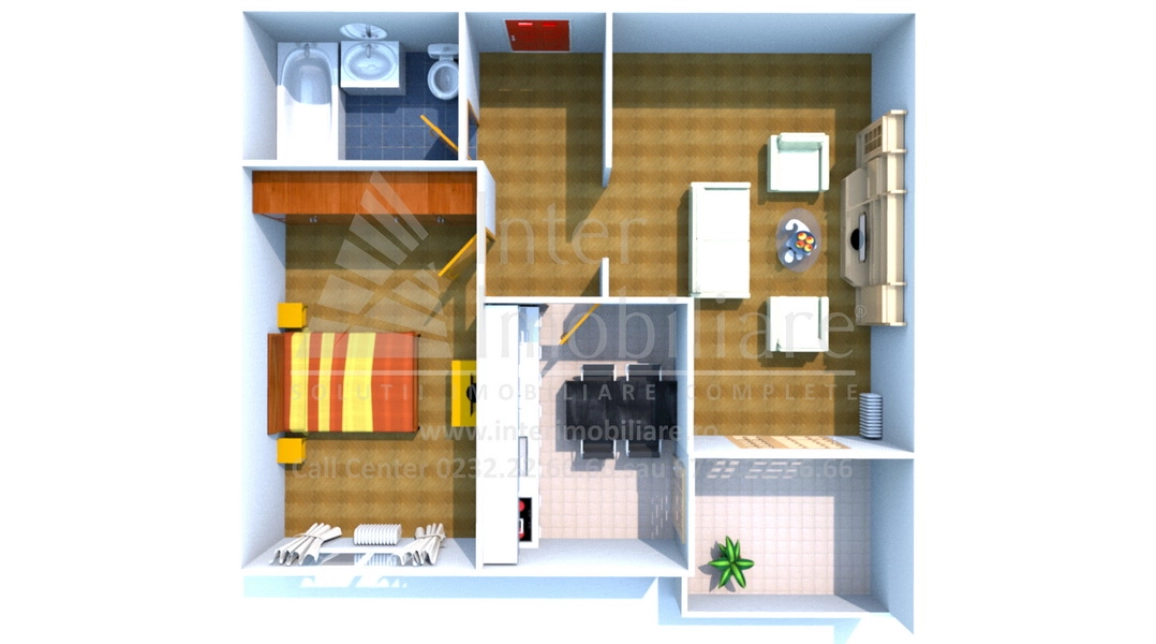 Oferta De vanzare apartament nou, 2 camere, decomandat, 60 mp , Nicolina,  Pizza Nico imagine 1