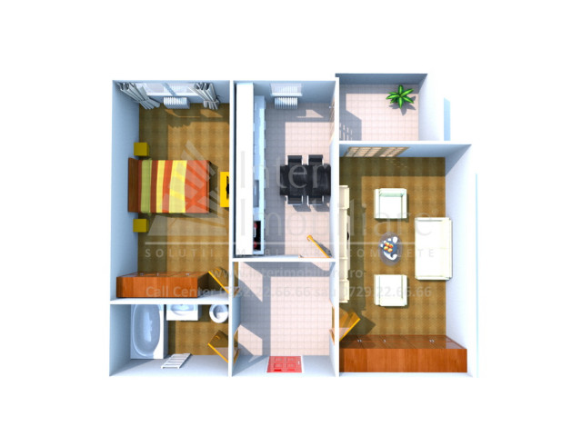 2 camere,  decomandat ,  58 mp , de vanzare apartament nou in zona Nicolina,  (Pizza Nico) 151943