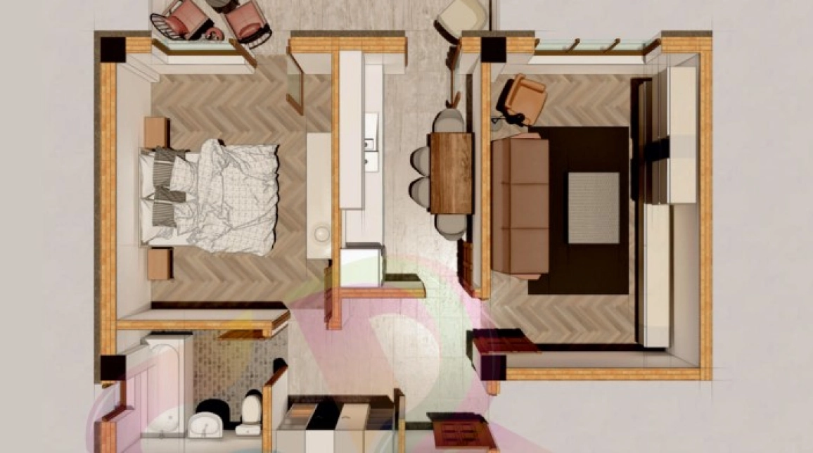 Oferta Apartament nou, 2 camere, decomandat, 54 mp , Bucium, de vanzare,  Hlincea imagine 1