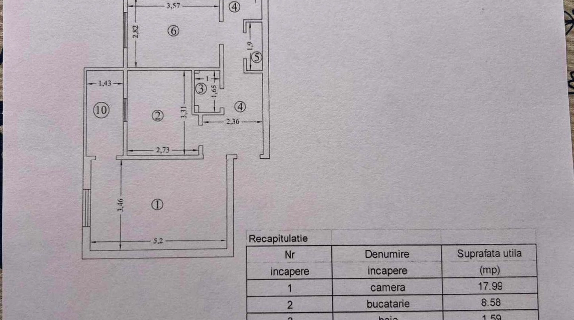 Oferta De vanzare apartament, 3 camere, decomandat, 72 mp , Nicolina,  PRIMA STATIE , NICOLINA 2 imagine 8