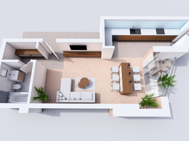 Apartament nou, o camera,   ,  46 mp , Bucium, de vanzare,  (Profi Visan) 160091