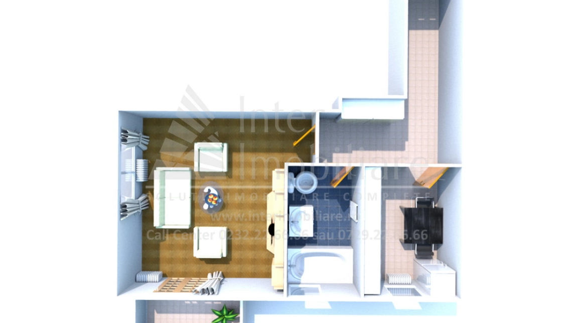 Oferta Galata apartament nou 45 mp , o camera, decomandat, de vanzare,  Sun City imagine 1