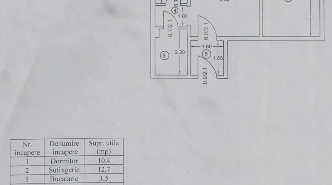 Oferta 2 camere, nedecomandat, 40 mp , de vanzare apartament in zona Podu Ros,  Liceul Emil Racovita imagine 1