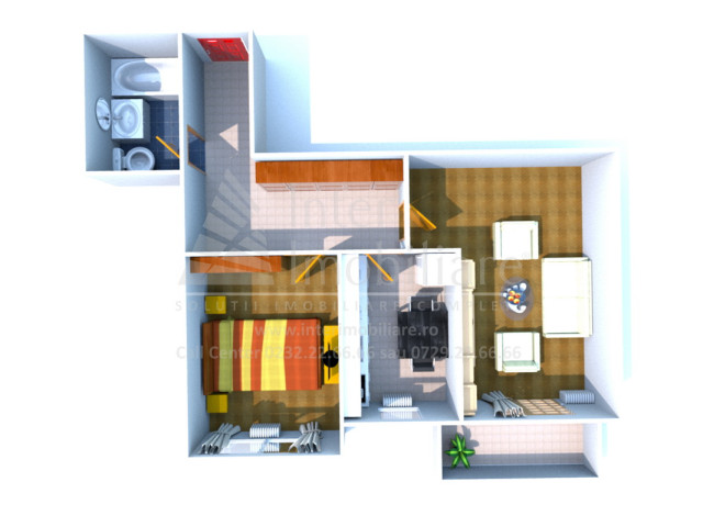 Apartament nou de vanzare, 2 camere,  decomandat ,  59 mp , Galata,  (Sun City) 151280