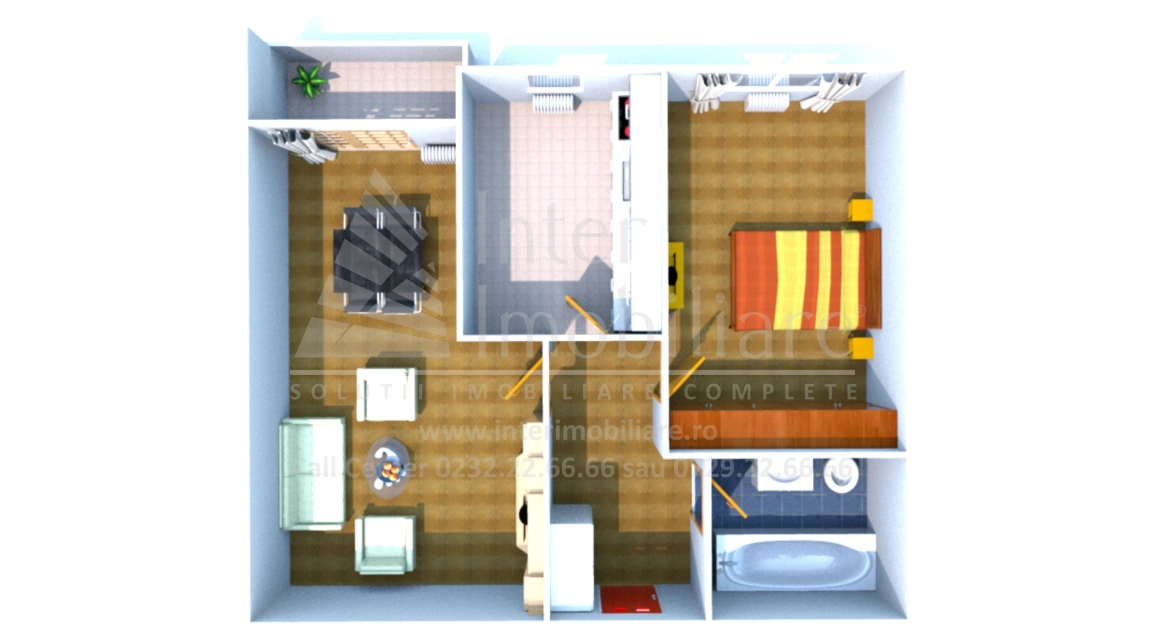 Oferta De vanzare apartament nou, 2 camere, decomandat, 58 mp , CUG,  Valea Adanca - Penny Market imagine 1