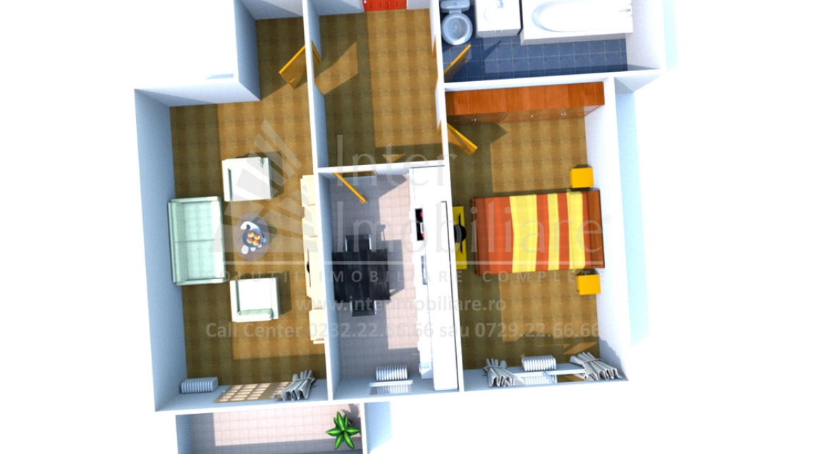 Oferta Apartament de vanzare, 2 camere, decomandat, 58 mp , Galata,  Platou Galata imagine 1