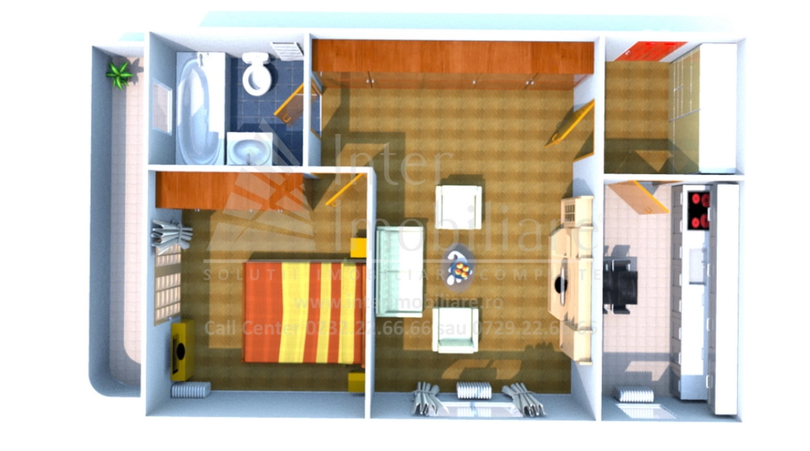 Oferta Apartament nou de vanzare, 2 camere, semidecomandat, 65 mp , Galata,  Arcadia imagine 1