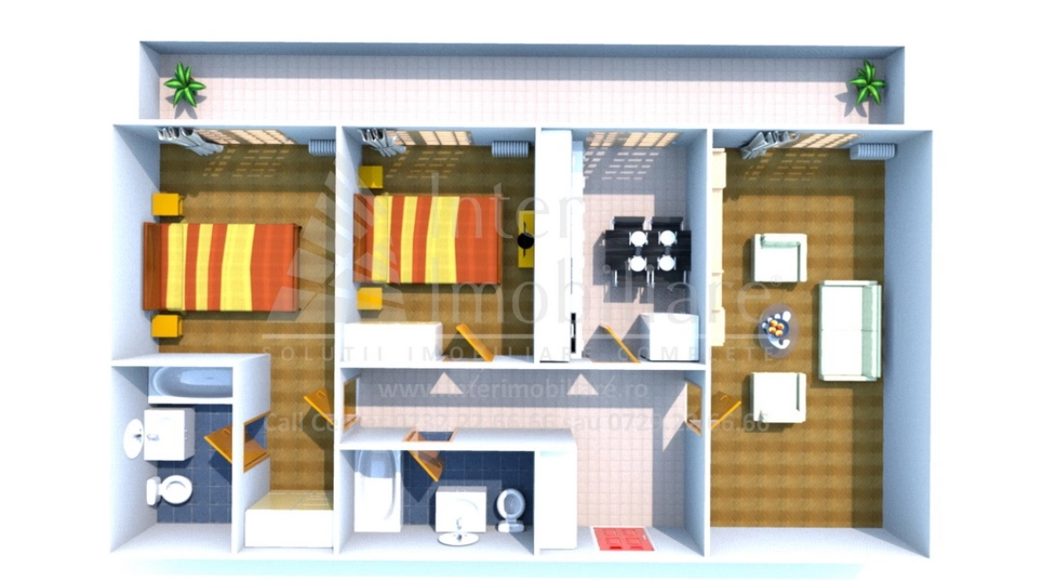Oferta Apartament nou, 3 camere, decomandat, 87 mp , Pacurari, de vanzare,  Alpha Bank imagine 14