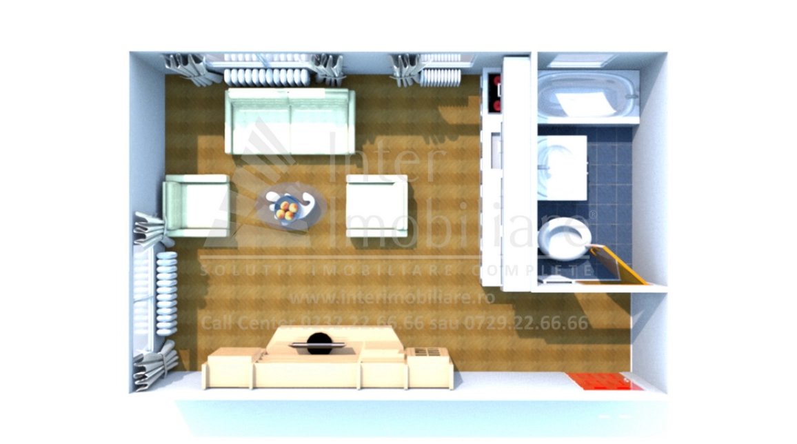 Oferta De vanzare apartament nou, 2 camere, , 43 mp , Galata,  Notariat Iulia Paduraru imagine 1