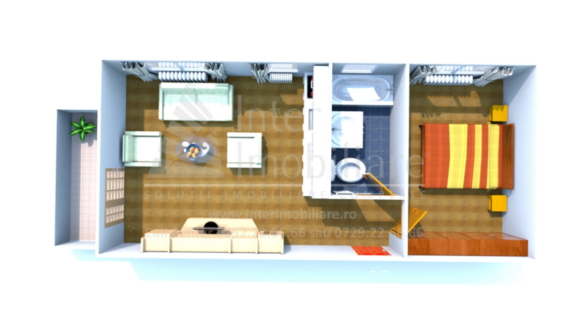 Oferta 2 camere, , 43 mp , de vanzare apartament nou in zona Galata,  Notariat Iulia Paduraru imagine 1