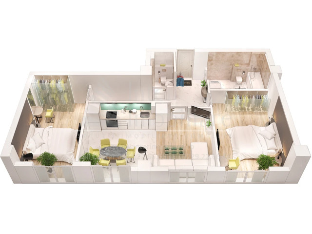 Nicolina apartament nou  75 mp , 3 camere,  decomandat , de vanzare,  (Manastirea Frumoasa) 159129