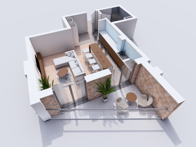 O camera,   ,  43 mp , de vanzare apartament nou in zona Bucium,  (TLT Visan) 160108