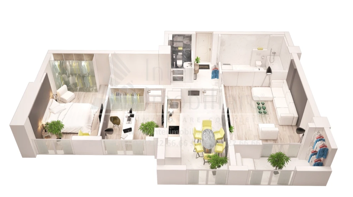 Oferta Apartament nou de vanzare, 3 camere, decomandat, 80 mp , Nicolina,  Manastirea Frumoasa imagine 2