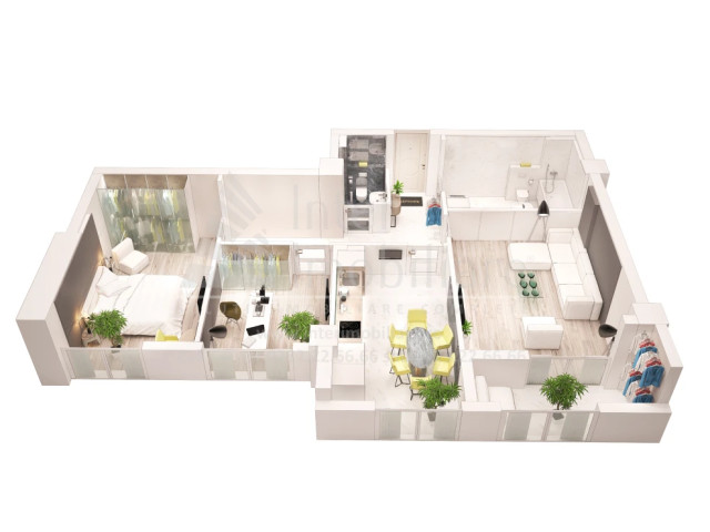 Apartament nou de vanzare, 3 camere,  decomandat ,  80 mp , Nicolina,  (Manastirea Frumoasa) 159130