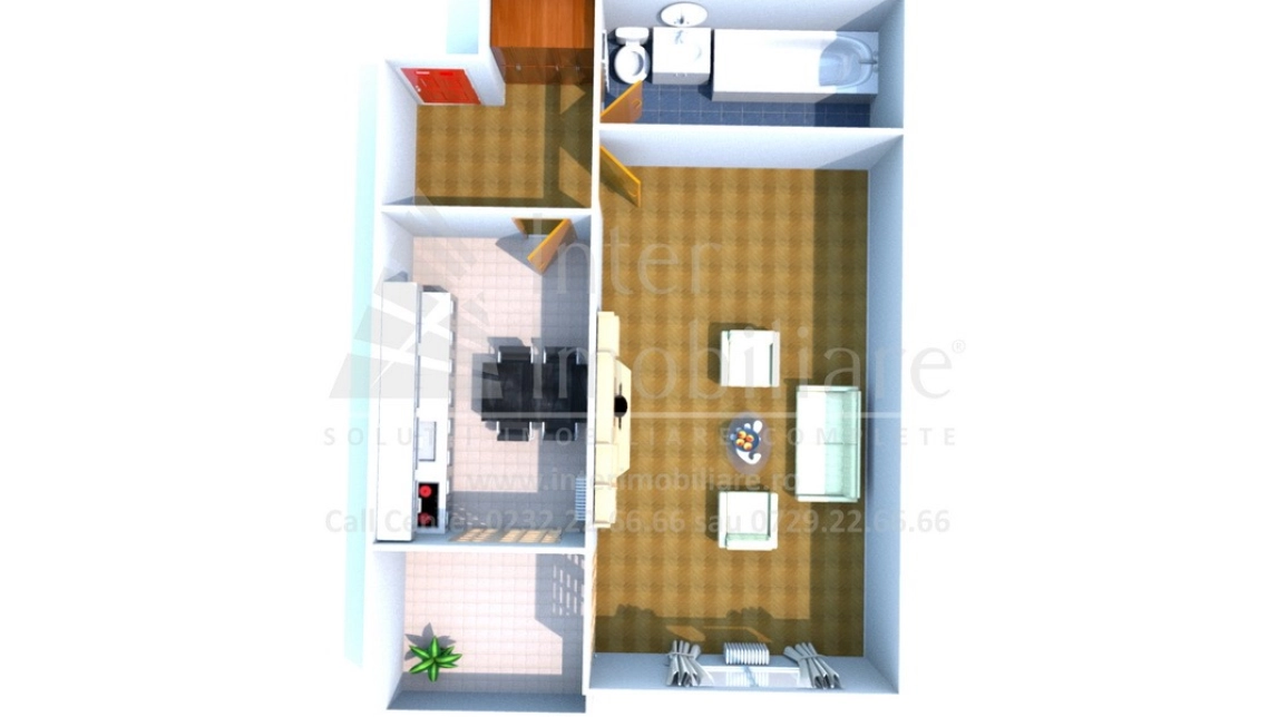 Oferta Nicolina apartament nou 44 mp , o camera, decomandat, de vanzare,  Pizza Nico imagine 1