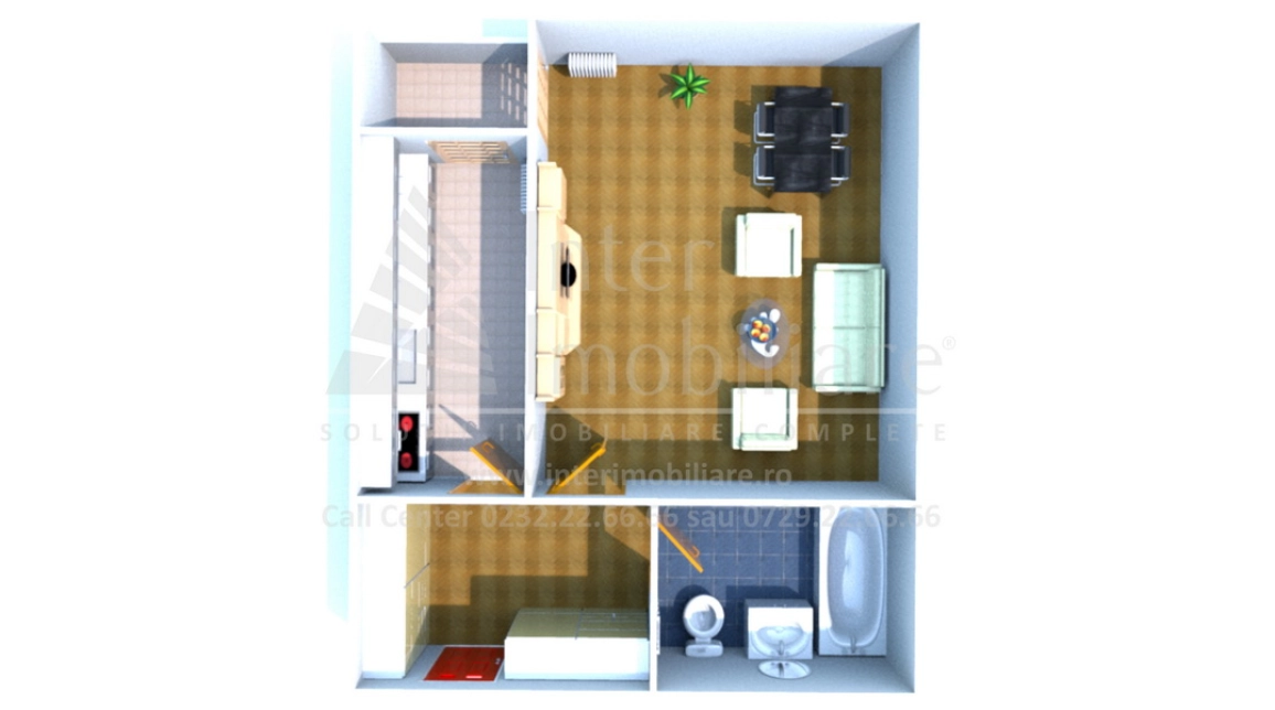 Oferta O camera, decomandat, 47 mp , de vanzare apartament nou in zona Galata,  Arcadia imagine 1