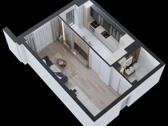 De vanzare apartament nou, o camera,  decomandat ,  45 mp , CUG,  (Tehnopolis) 152237