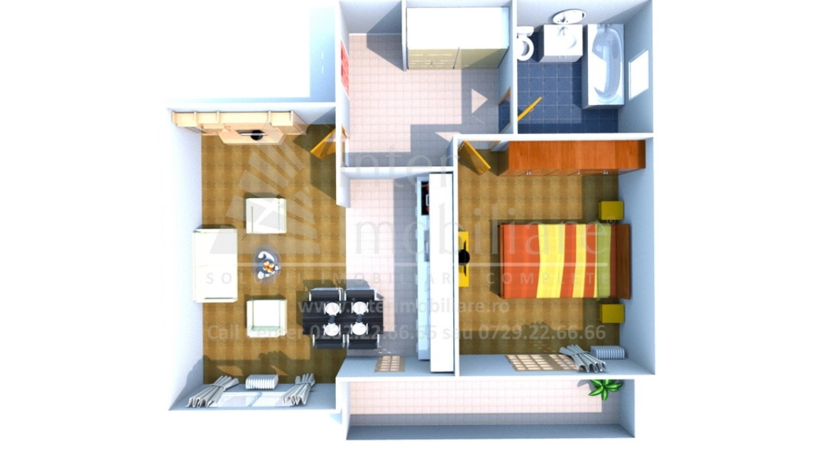 Oferta Apartament nou de vanzare, 2 camere, decomandat, 58 mp , Bucium,  Visani imagine 9