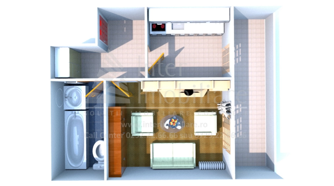 Oferta Apartament nou de vanzare, o camera, garsoniera, 27 mp , Galata,  Notariat Iulia Paduraru imagine 1