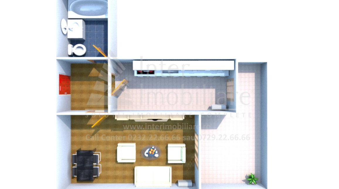 Oferta O camera, decomandat, 49 mp , de vanzare apartament nou in zona Galata,  300m de la Calea Galata imagine 1
